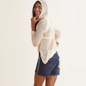 🌸 NWOT Cabi Mesh Hoodie. Style# 5587 Size: XS